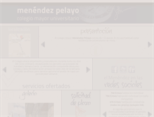 Tablet Screenshot of menendezpelayo.org